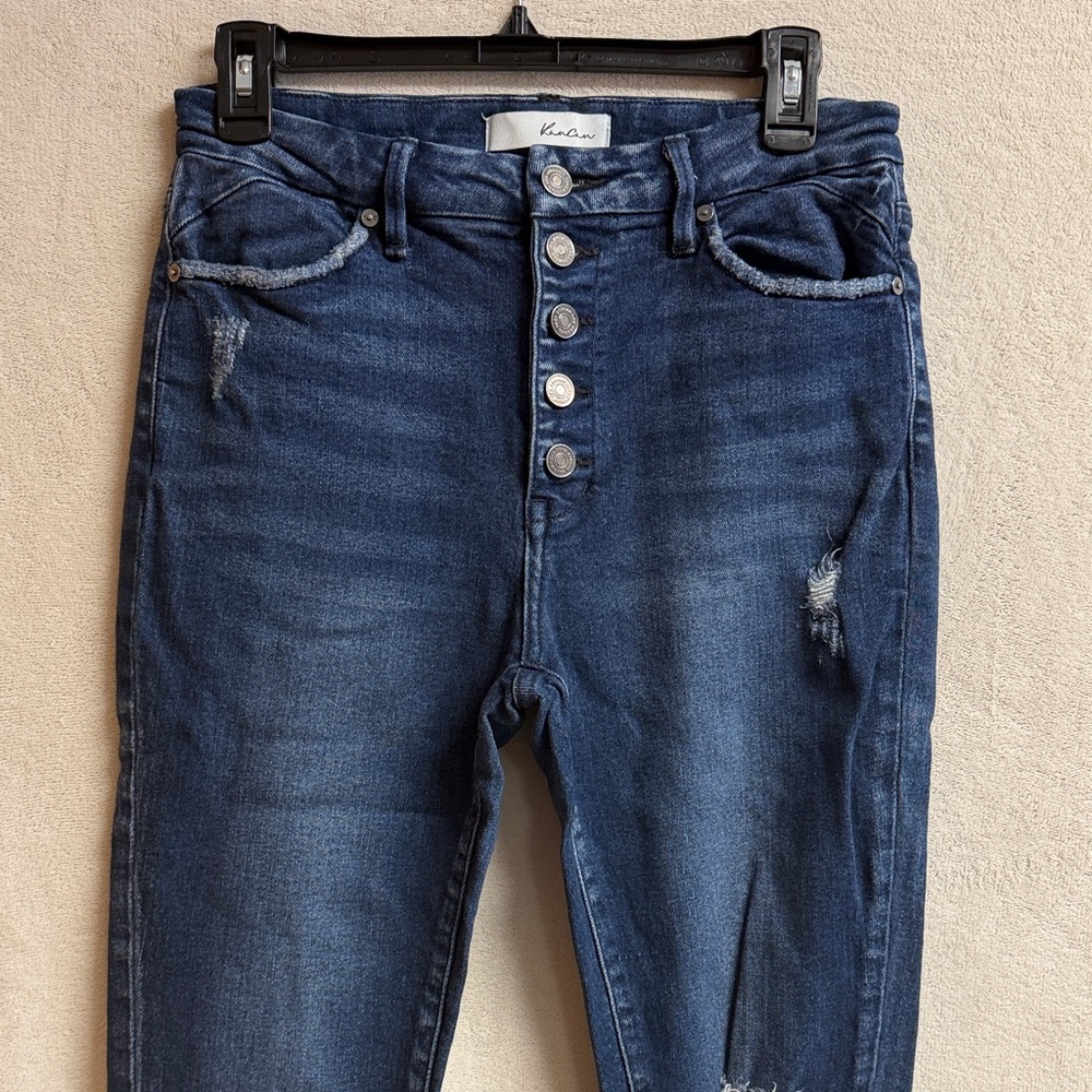 Koral Indigo High-Rise Button-Fly Women's Jeans